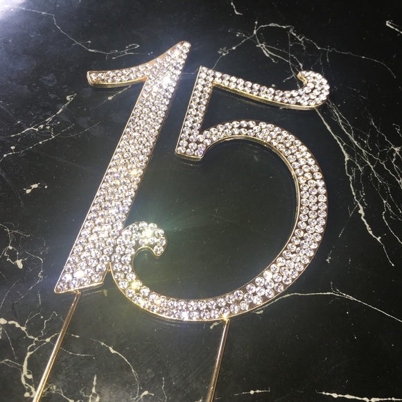 15th Cake Topper - Picture 2 of 8